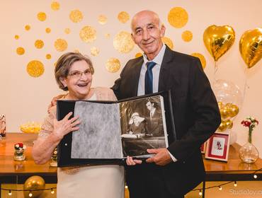 Casais de Bodas de Ouro Darcy & Vânia ❤ Família Reunida, Muita Alegria e Gratidão!