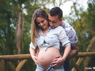 Gestante de Ensaio Gestante {Camila e Dúcio esperando a Lia}