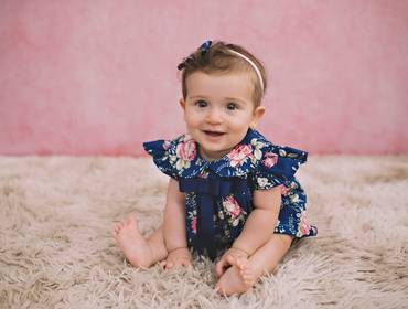 Bebê de Mini sessão da Ester - 6 meses