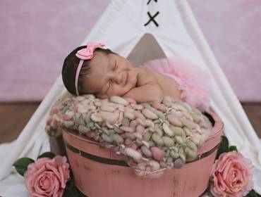 Newborn de Alice - 11 dias de muita lindeza e fofura