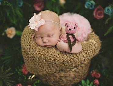 Newborn de Maria Luiza - 10 dias de muita lindeza e cabelinhos loiros