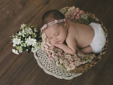 Newborn de Giovana - 22 dias de muita lindeza