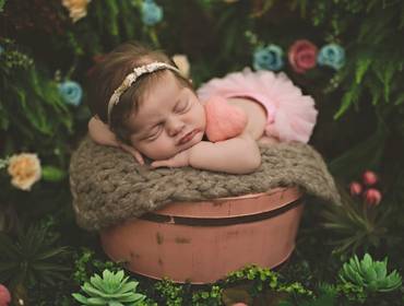 Newborn de Clara - 16 dias de muita lindeza, fofura e cabelos