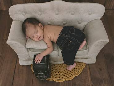 Newborn de Ensaio Newborn do Davi