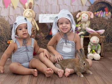 Páscoa de Lucas e Luan Miguel - Páscoa