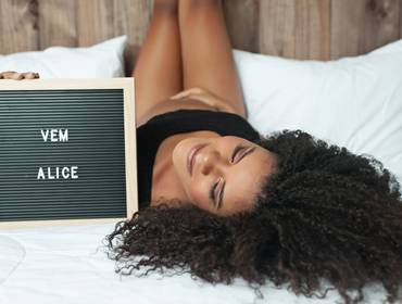 Gestante de Esperando Alice