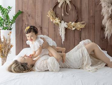 Dia das Mães de Alexandra e Celina