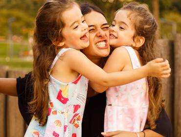 Ensaio Família de Carol, Maya e Nina
