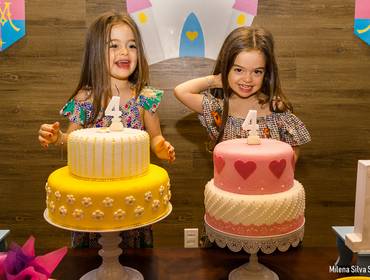 Aniversário Infantil de Aniversário Maya e Nina