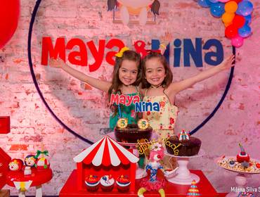 Aniversário Infantil de 5 Anos - Maya e Nina 