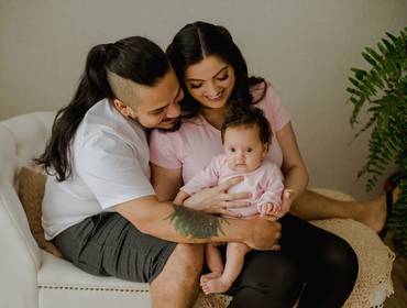 Família de Liz 2 meses