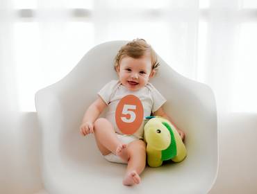 Crescimento do bebê de Pedro 5 meses