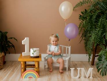 Aniversário de Aurora 12 meses