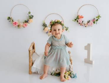 Aniversário de Emily 12 meses