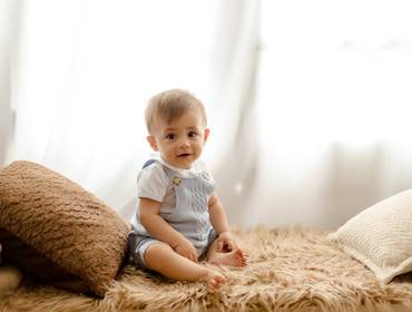 Crescimento do bebê de Caio 9 meses