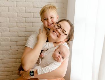 Família de Joana, Miguel e Augusto