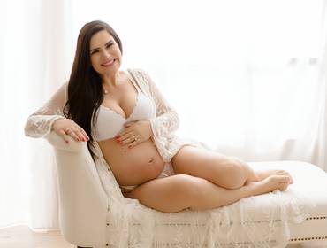 Gestante de Vanessa 35 semanas