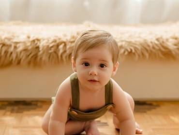 Crescimento do bebê de Thomas 7 meses