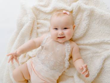 Crescimento do bebê de Liz 6 meses