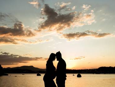 Gestante de Sandra 34 semanas