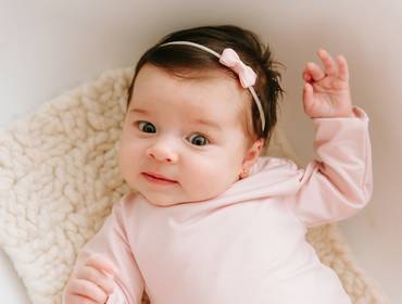 Crescimento do bebê de Melissa 1 mês