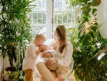 Família de Joana, Miguel e Augusto