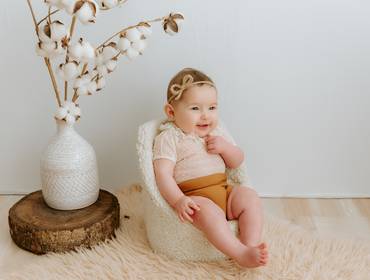 Crescimento do bebê de Anna Luiza 3 meses