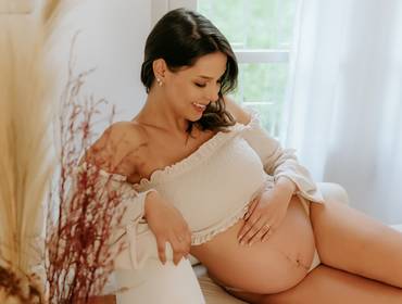 Gestante de Amanda 34 semanas