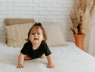 Crescimento do bebê de Aava 9 meses