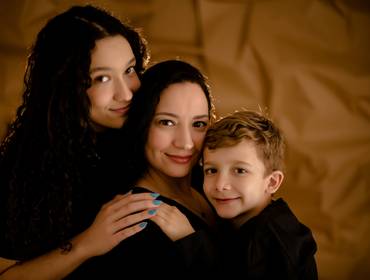 Família de Cris, Sofia e Noah