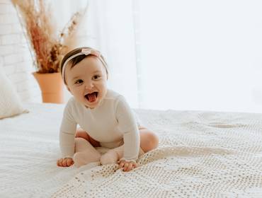 Crescimento do bebê de Maria Alice 9 meses