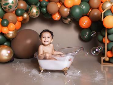 Cake Smash de Cake Smash do Leonardo