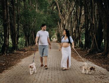 Gestante de A Espera da Athena