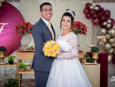 Mini wedding de Francieli ❤ Gabriel