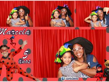 Cabines & Selfies de Marcela 5 anos - Cabine Espaço Kids