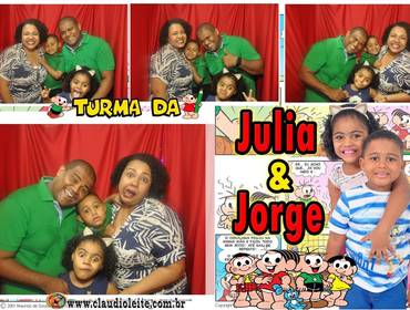 Cabines & Selfies de Cabine Julia 8 anos e Jorge 4 anos 