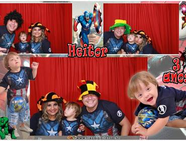Cabines & Selfies de Cabine Heitor 3 anos - Doce Magia