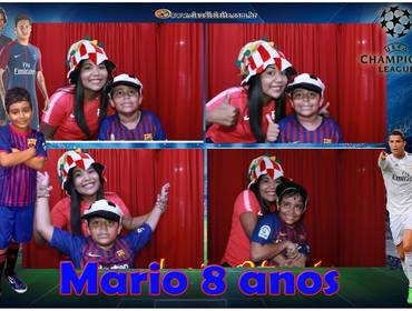 Cabines & Selfies de Cabine Mario 8 anos - Doce Magia 