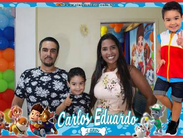 Cabines & Selfies de Selfie Carlos Eduardo 4 anos - Sapekids