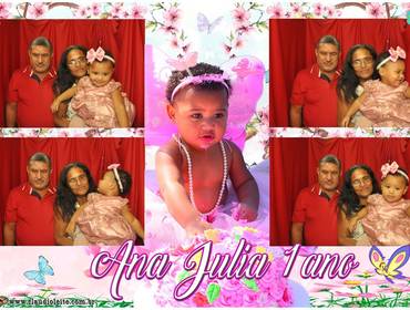 Cabines & Selfies de Cabine Ana Julia 1 ano - Esp Kids 