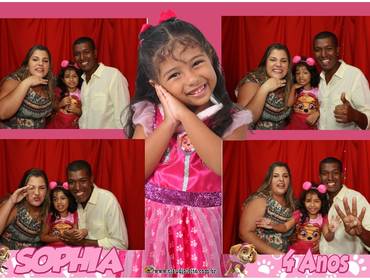 Cabines & Selfies de Cabine - Sophia 4 anos Esp kids 