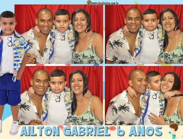 Cabines & Selfies de Cabine Ailton Gabriel 6 anos - Esp kids