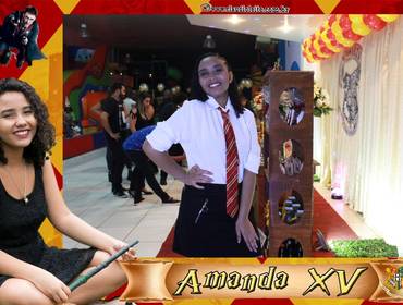 Cabines & Selfies de Curti Selfie Amanda 15 anos - Hora de Brincar