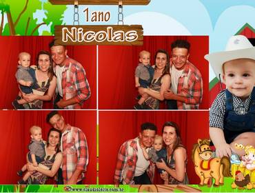 Cabines & Selfies de Nicolas 1 ano - Fazendinha