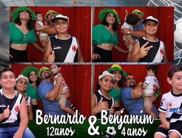 Cabines & Selfies de Cabine Benjamim 4 anos e Bernardo 12 anos-Doce Magia 