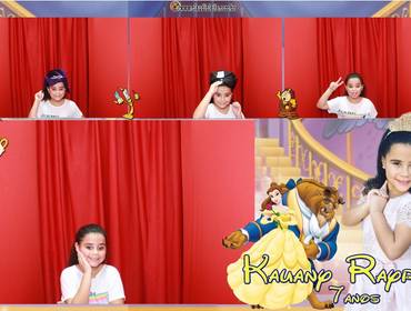 Cabines & Selfies de Cabine Kauany Rayra 7 anos - Esp Kids