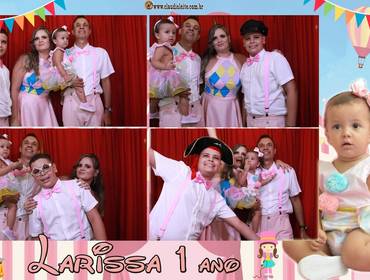 Cabines & Selfies de Cabine - Larissa 1 ano Doce Magia