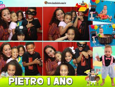 Cabines & Selfies de Cabine Pietro 1 ano - Esp Kids