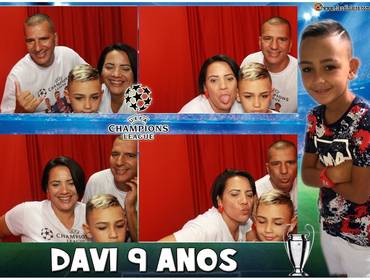 Cabines & Selfies de Davi 9 anos