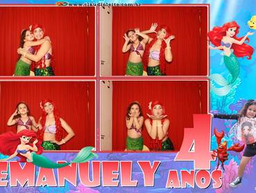 Cabines & Selfies de Cabine - Emanuely 4 anos - Doce Magia